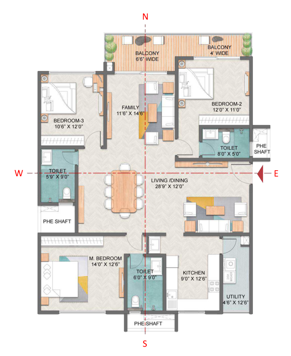 3-BED--TYPE-F(EAST)---2101-SQFT-1