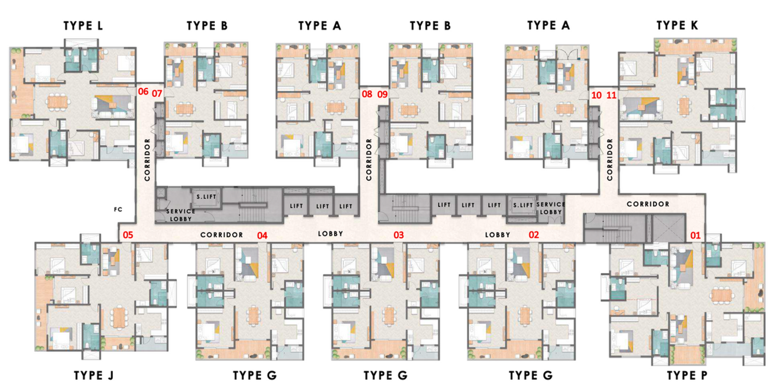 TOWER-2-TYPICAL-FLOOR-PLAN