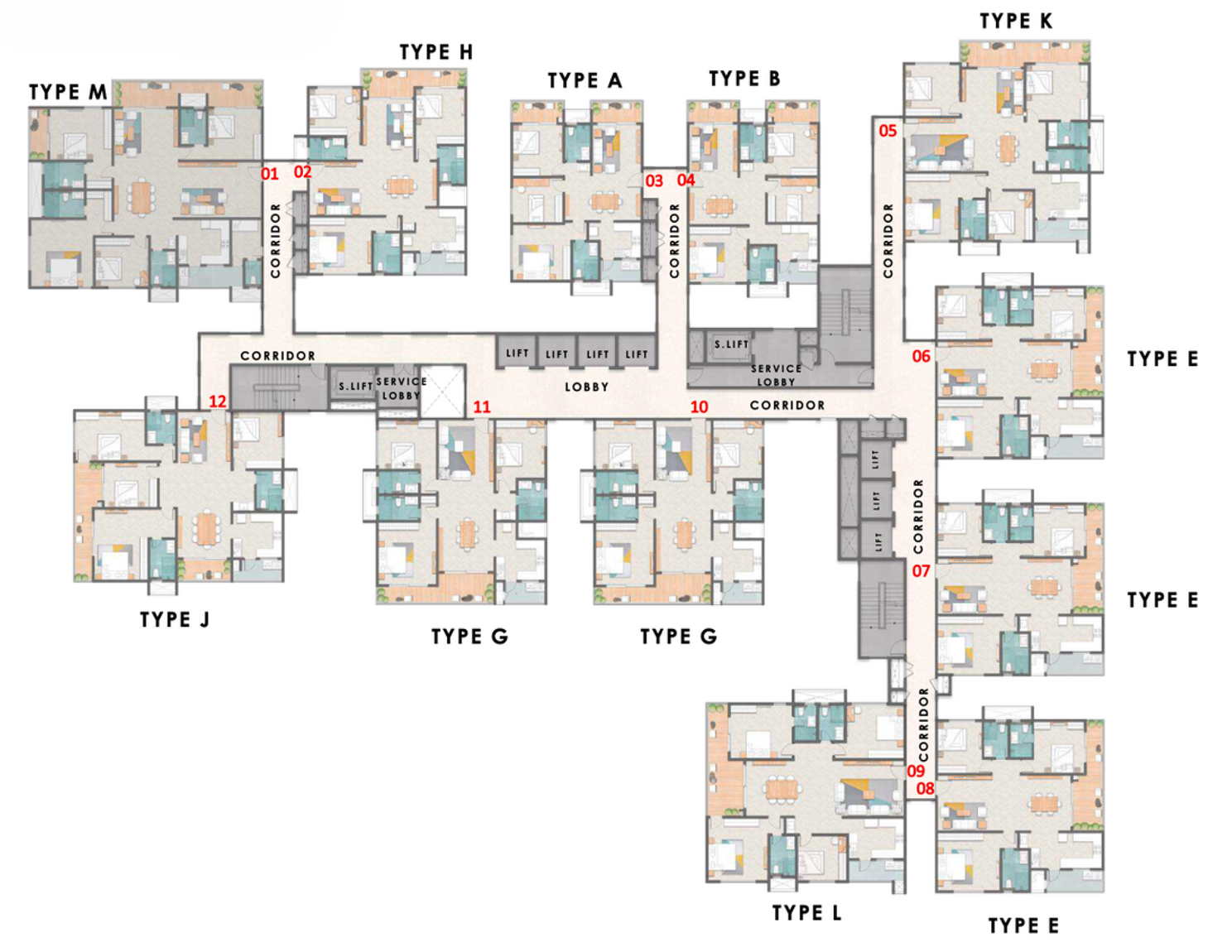 TOWER-4-TYPICAL-FLOOR-PLAN